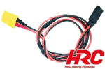 HRC9618-6 Ladeadapter XT60 (Buchse) -> JR/Futaba 60cm